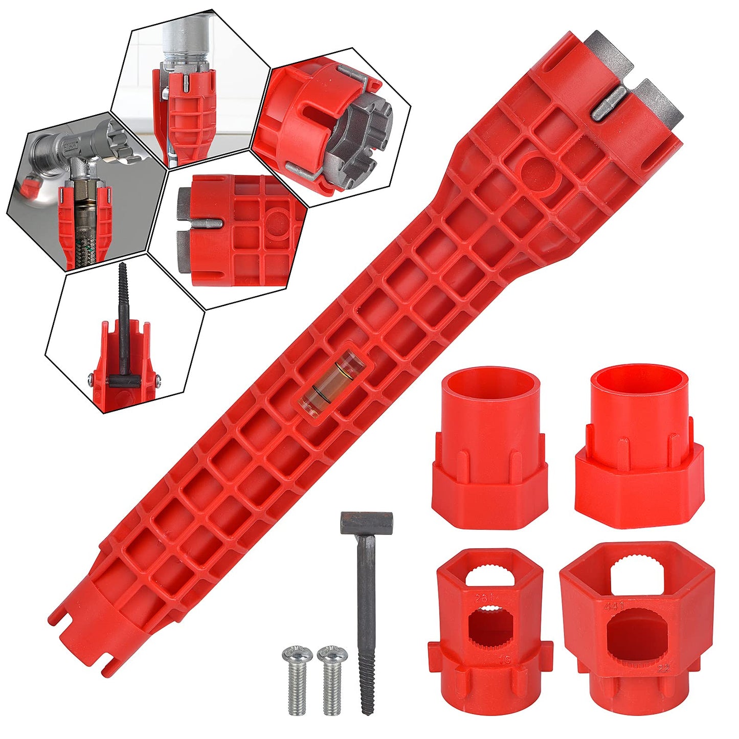 14-in-1 Multi-functional Faucet and Sink Wrench - Plumbing Wrench Installer