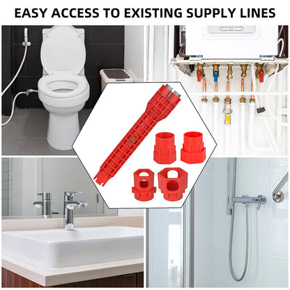 14-in-1 Multi-functional Faucet and Sink Wrench - Plumbing Wrench Installer