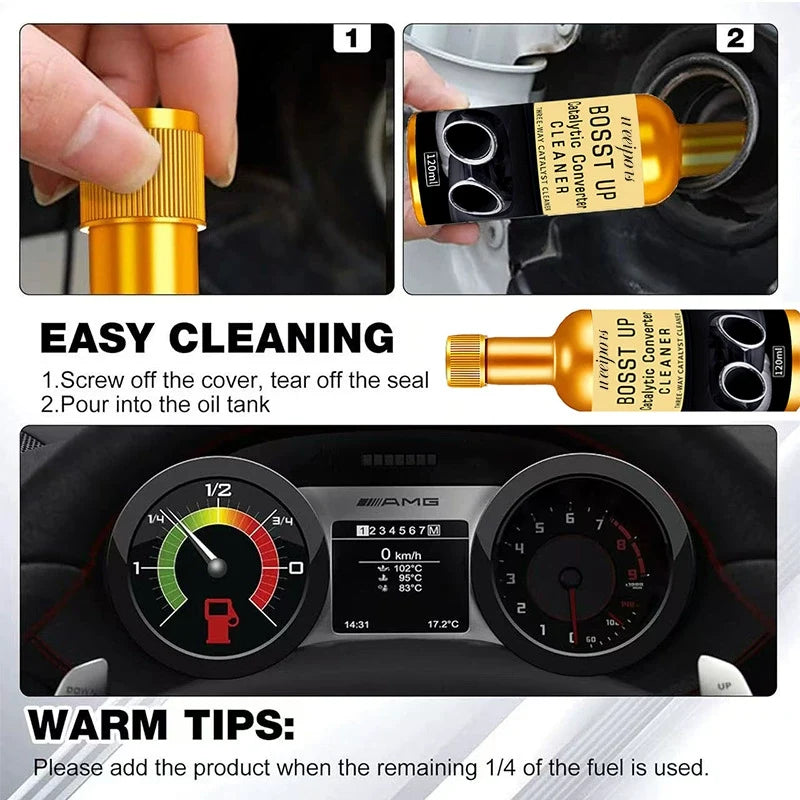 Catalytic Convertor Cleaner, Pipe Carbon Removal Cleaner Treatment Additive Oil