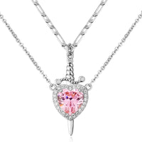 Pink(Silver Chain)