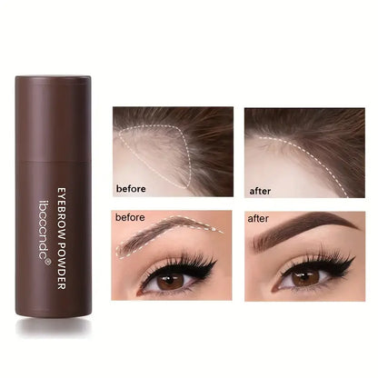 6-Color Eyebrow Powder Kit with Stamp and Stencil