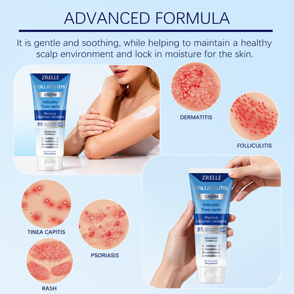 Folliculitis Cream | Soothes & Helps Clear Bumps on Scalp, Face, Body & Butt | for Ingrown Hairs, Razor Bumps & Acne | 120g (01)