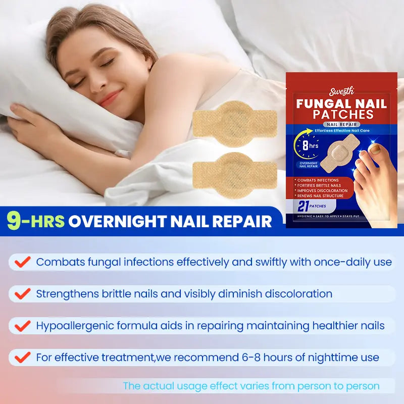 42 Pcs Toenail Treatment Extra Strength 8-Hour Overnight Nail Fast Acting Repair