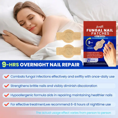 42 Pcs Toenail Treatment Extra Strength 8-Hour Overnight Nail Fast Acting Repair
