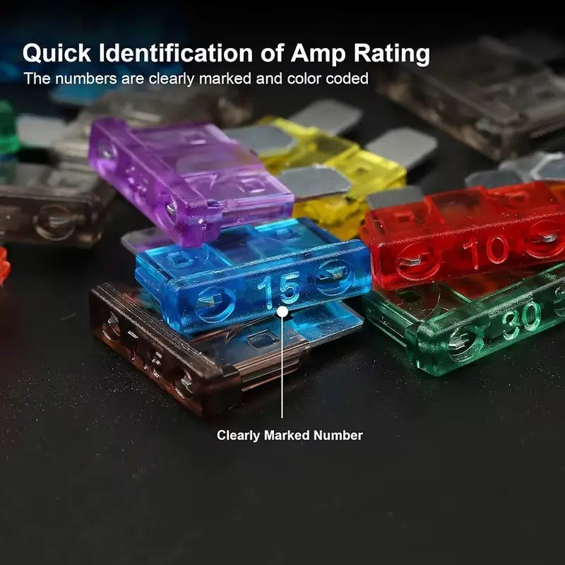 306pcs Car Boat Truck Auto Automotive Assorted Replacement Blade Fuses