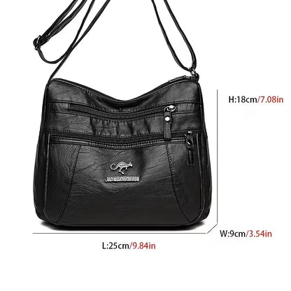 🔥 FLASH SALE: 50% OFF! ✨Women's Leather Crossbody Bag – Versatile Multi-Function Purse for Everyday Use