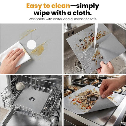Gas Stove Burner Covers 4 Pack